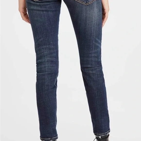 R13 Boy Skinny Jeans - 25washed in cold/hung to drycolor is vintage dark